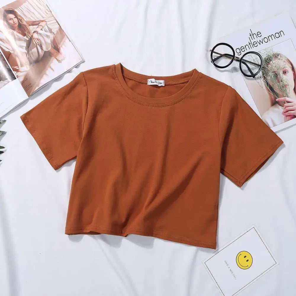 Summer Short Sleeve T Shirts Women