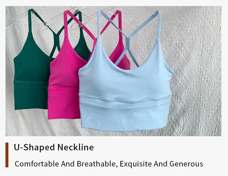 Cross Back Small Sling Yoga Sports Bra
