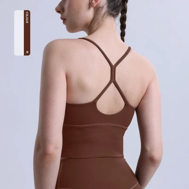 Yoga Cross Back Y Shape Sports Bra