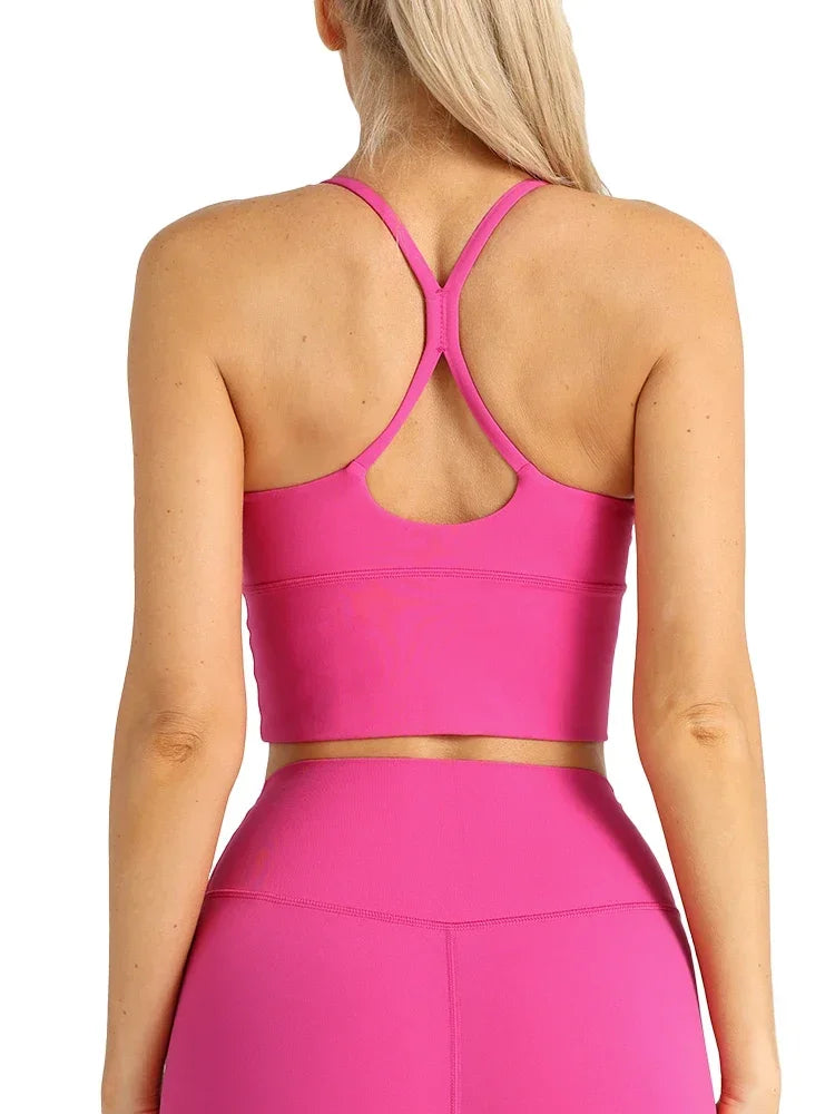 Yoga Cross Back Y Shape Sports Bra