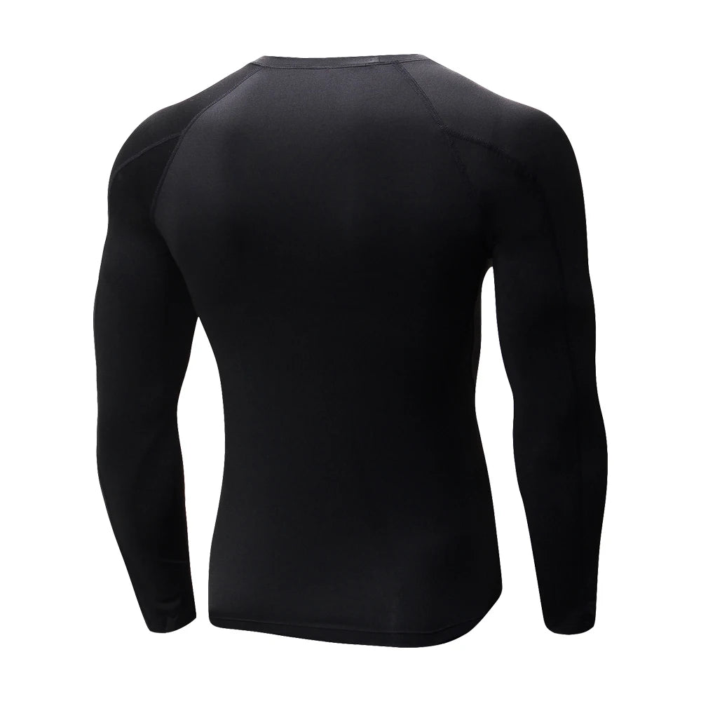 Mens Compression Shirt Long Sleeve