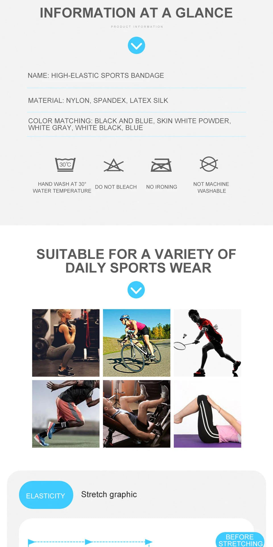 Knee Support Sports Strap