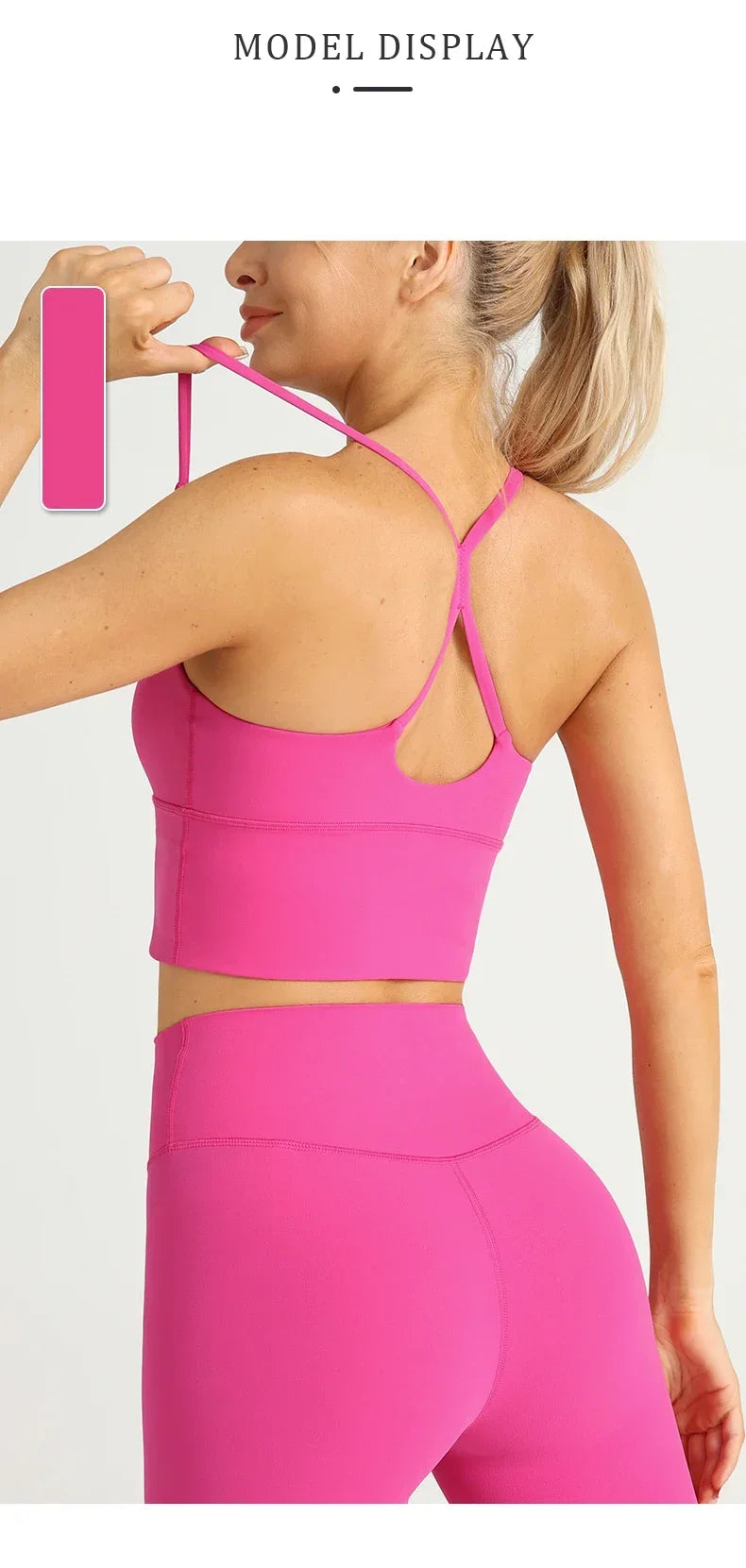 Yoga Cross Back Y Shape Sports Bra