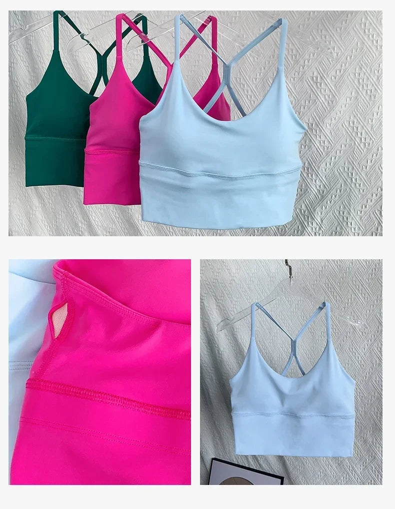 Cross Back Small Sling Yoga Sports Bra