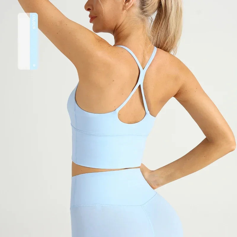 Yoga Cross Back Y Shape Sports Bra