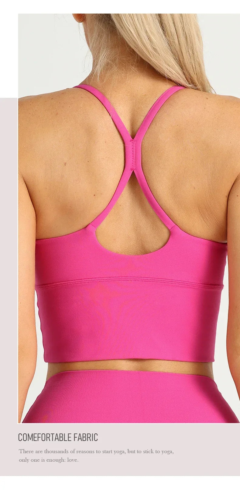 Yoga Cross Back Y Shape Sports Bra