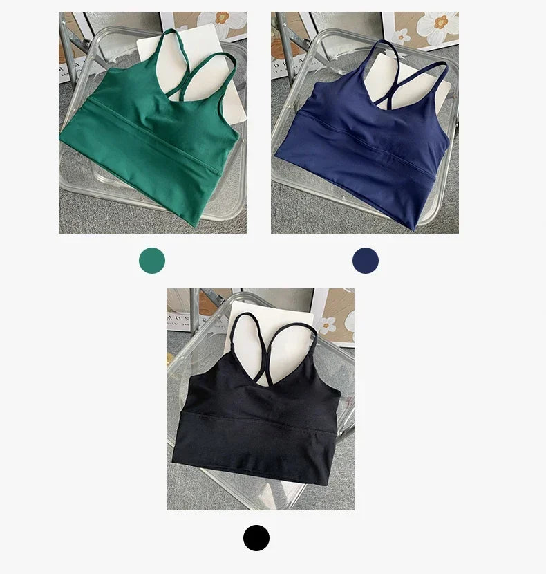 Cross Back Small Sling Yoga Sports Bra