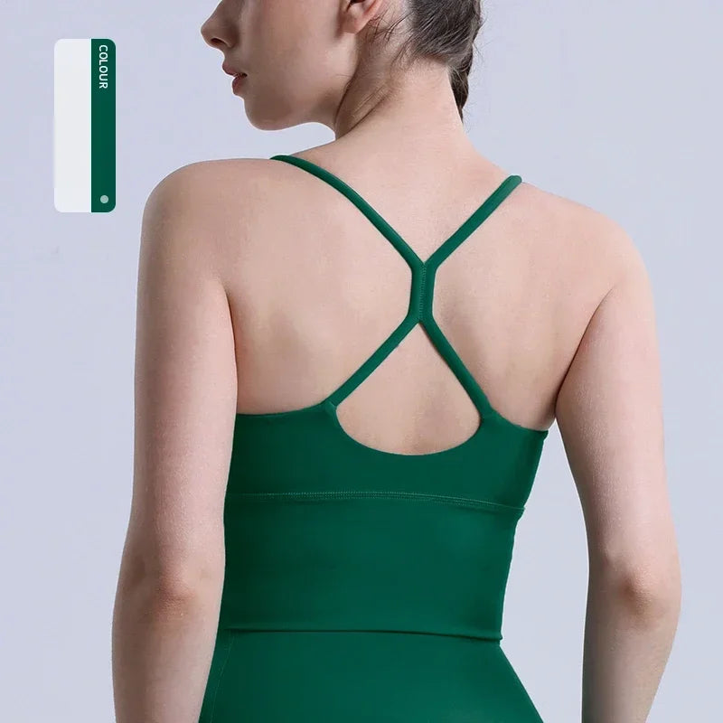 Yoga Cross Back Y Shape Sports Bra