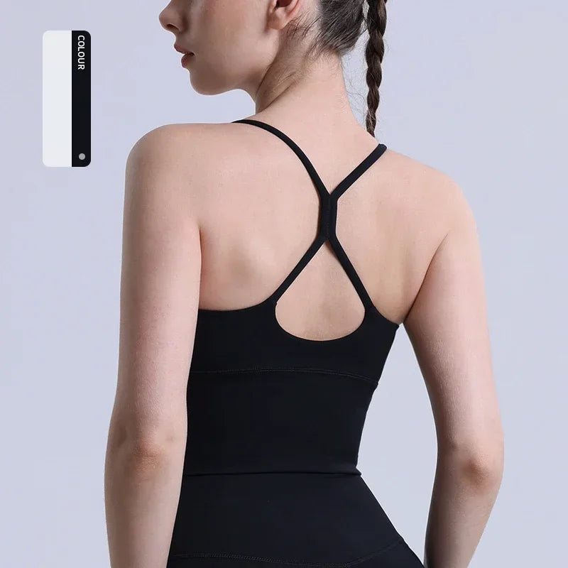 Yoga Cross Back Y Shape Sports Bra