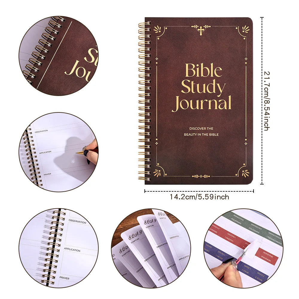 Bible Study Journal Notebook Devotional Prayer Journal