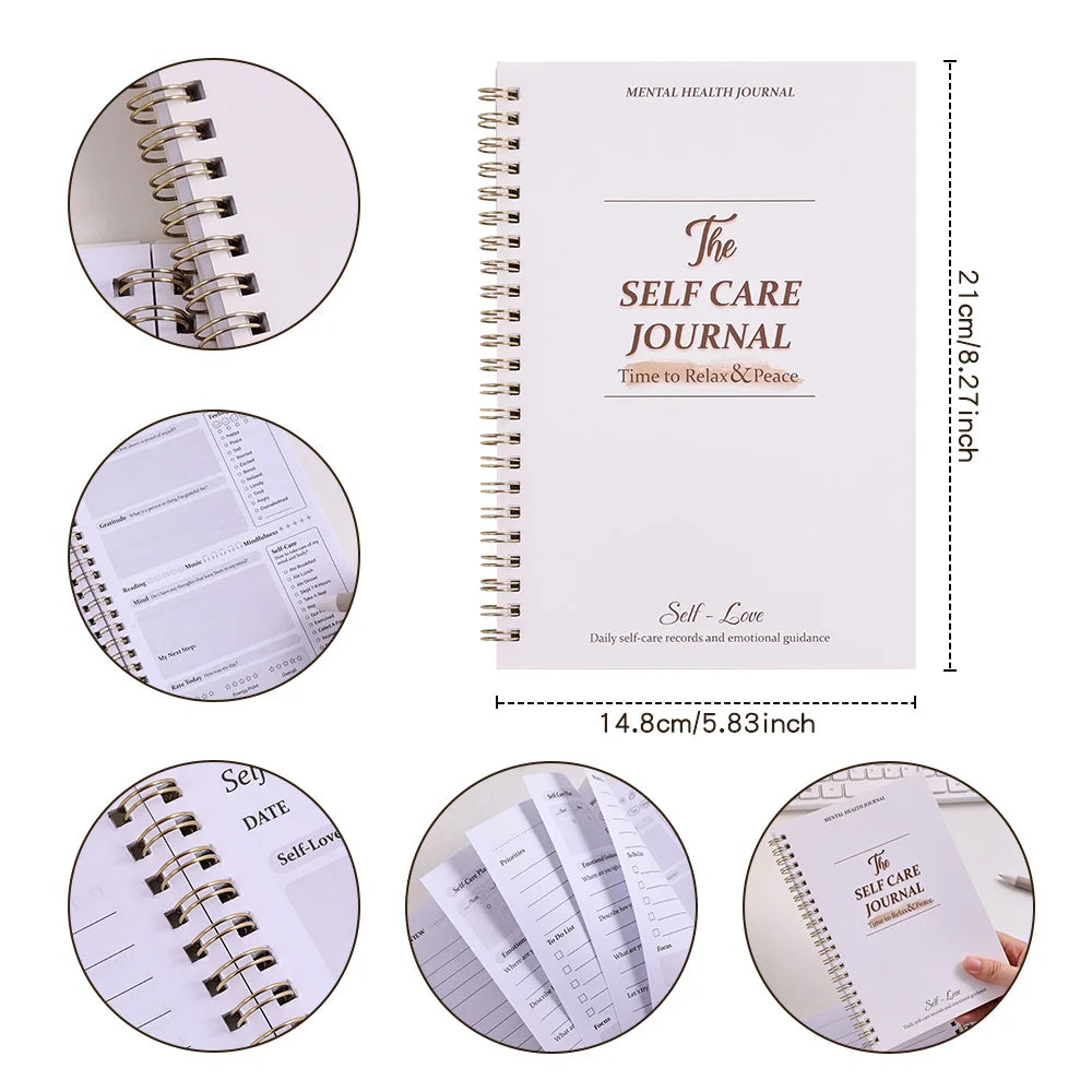 50 sheets Daily Self Care Journal