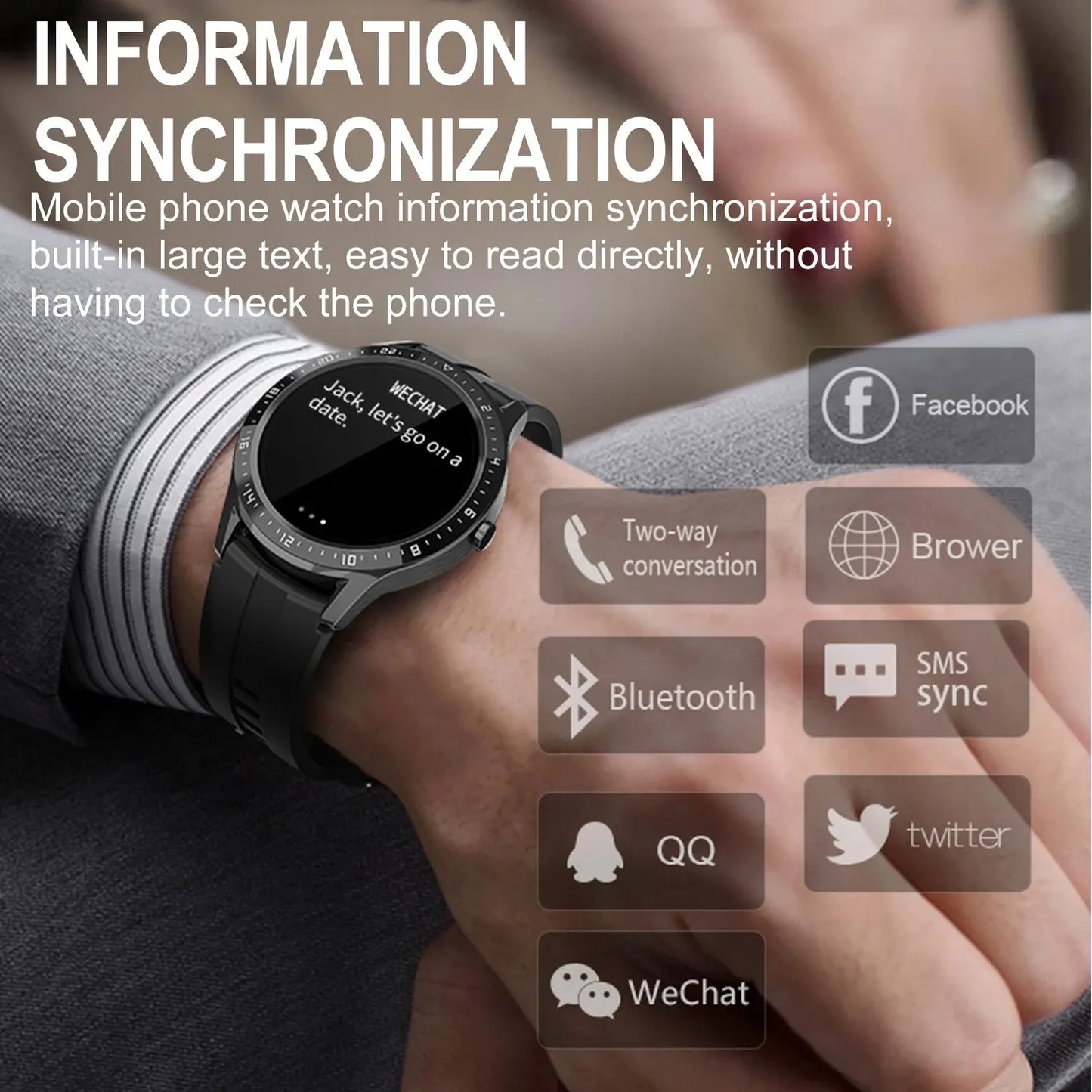 Fitness Tracker Smart Watch