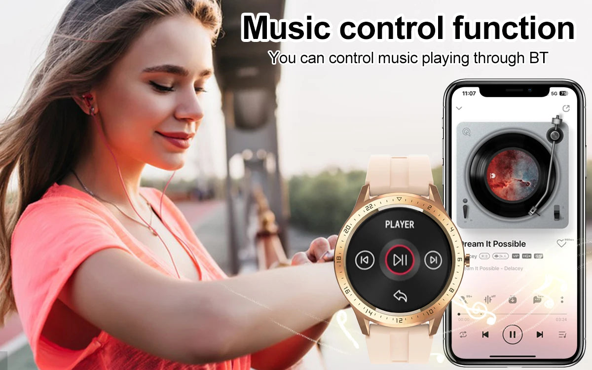 Fitness Tracker Smart Watch