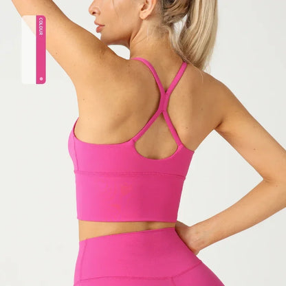 Yoga Cross Back Y Shape Sports Bra