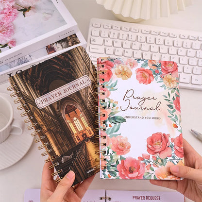 Hard Cover Spiral Bound Prayer Journal