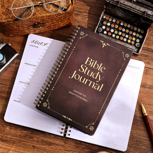 Bible Study Journal Notebook Devotional Prayer Journal