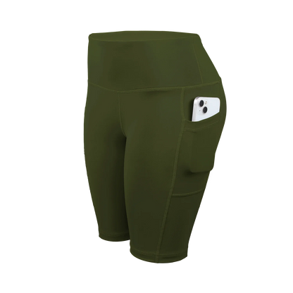 Women Solid Yoga Shorts