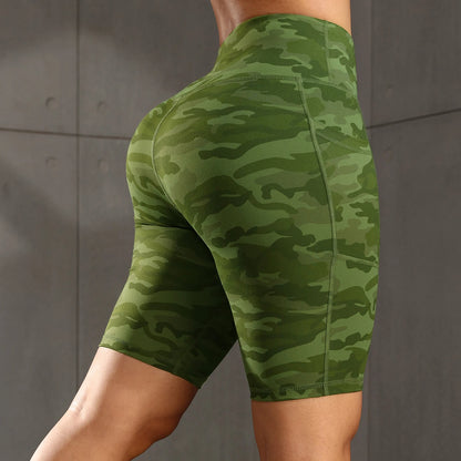 Women Solid Yoga Shorts
